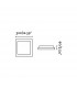 2 Light Medium Square Bathroom Flush Ceiling Light Aluminium, White IP44, E27 - 4