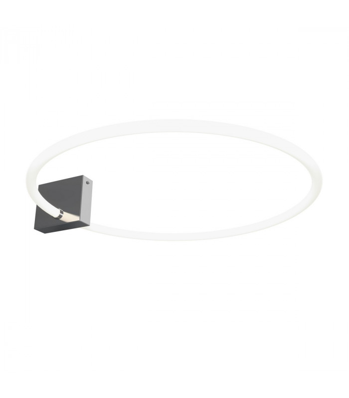 Anillo Modern Integrated LED Wall Lamp Chrome 3000K-1