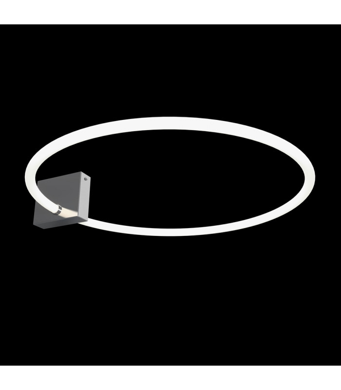 Anillo Modern Integrated LED Wall Lamp Chrome 3000K-2