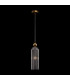 Antic Modern Slim Pendant Ceiling Light Gold Glass Grey Shade-2