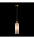 Antic Modern Slim Pendant Ceiling Light Gold Glass White Shade-2