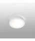 1 Light Small Round Bathroom Flush Ceiling Light White IP44, E27 - 3