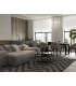 Axis Modern Integrated Pendant Ceiling Light Gold 3000K Acrylic Frosted Shade-3