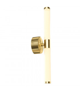 Axis Modern Integrated LED Wall Lamp Gold 3000K Acrylic Frosted Shade-1