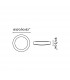1 Light Small Round Bathroom Flush Ceiling Light Aluminium, White IP44, E27 - 6