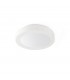 2 Light Medium Round Bathroom Flush Ceiling Light Aluminium, White IP44, E27 - 3