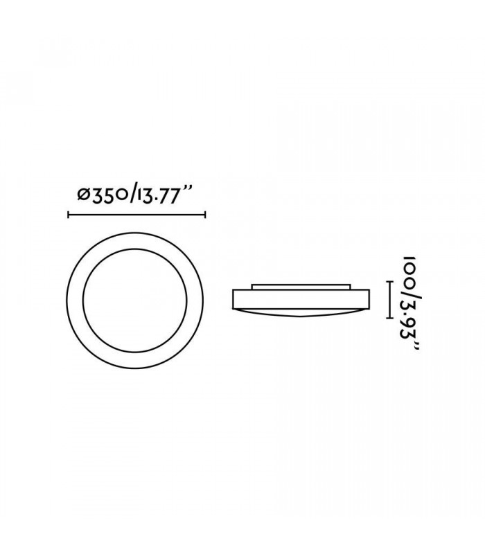 2 Light Medium Round Bathroom Flush Ceiling Light Aluminium, White IP44, E27 - 4
