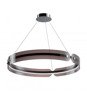 Interstellar Modern Cylindrical Pendant Ceiling Light Grey 4000K-1