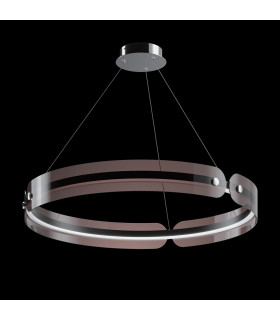 Interstellar Modern Cylindrical Pendant Ceiling Light Grey 4000K-2