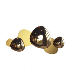 Jack-stone Modern Integrated LED Wall Lamp Gold 3000K-1