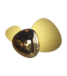 Jack-stone Modern Integrated LED Wall Lamp Gold 3000K-1
