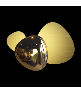 Jack-stone Modern Integrated LED Wall Lamp Gold 3000K-2