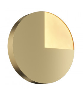 Jupiter Modern Integrated LED Wall Lamp Brass 3000K-1