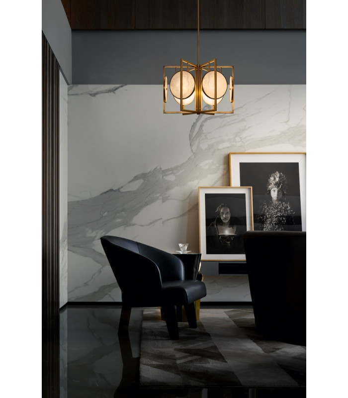 Marmo Modern Pendant Ceiling Light Gold-3