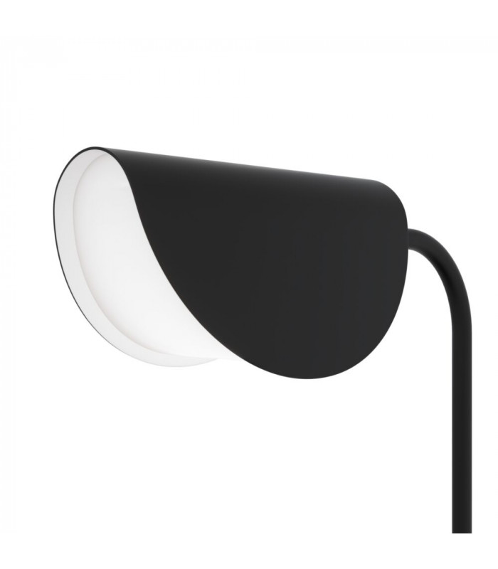 Mollis Modern Table Lamp Black Acrylic Shade-3