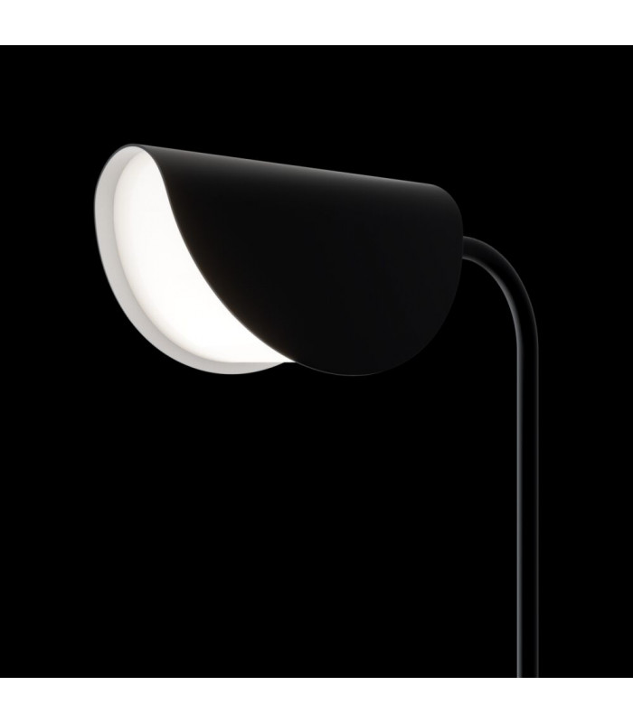 Mollis Modern Floor Lamp Black Acrylic Shade-4