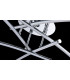 Pluto Modern Integrated LED Semi Flush Light Nickel 2700K-4