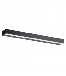 Orion Mirror Integrated LED Wall Lamp Black 4000K-1