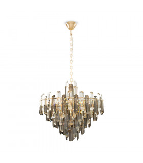 Flare Neoclassic Pendant Ceiling Light Gold