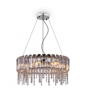 Hail Neoclassic Pendant Ceiling Light Chrome-1