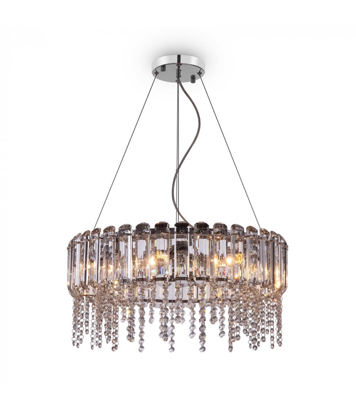 Hail Neoclassic Pendant Ceiling Light Chrome-1