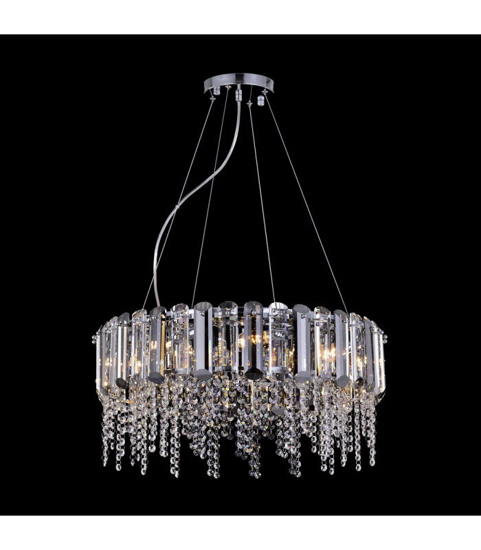 Hail Neoclassic Pendant Ceiling Light Chrome-2