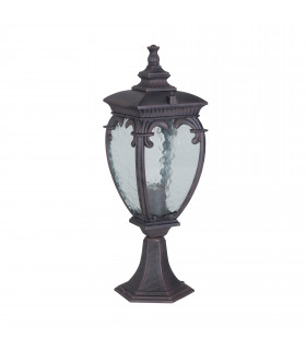 Fleur Outdoor Pedestal Light Bronze Antique IP44