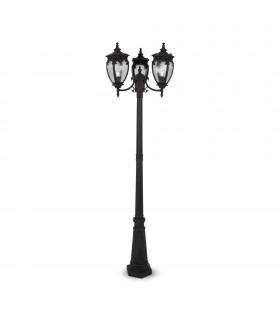 Fleur Outdoor Lamp Posts Bronze Antique IP44