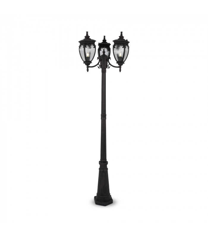 Fleur Outdoor Lamp Posts Bronze Antique IP44