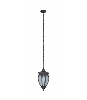 Fleur Outdoor Pendant Ceiling Light Bronze Antique IP44