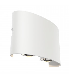 Strato Outdoor Up Down Wall Lamp White IP54 3000K-2