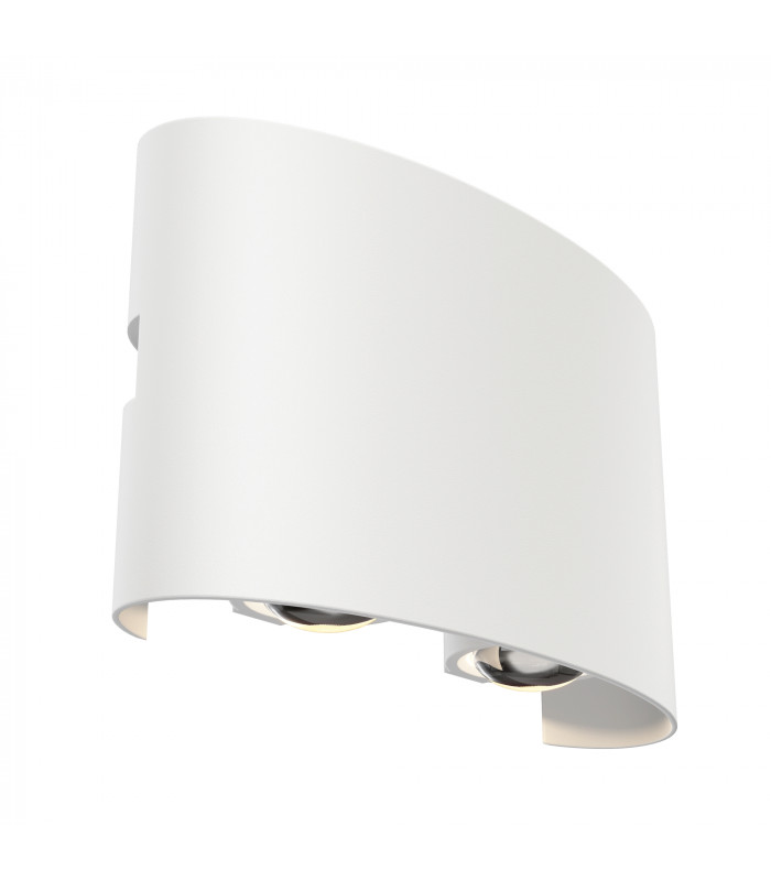 Strato Outdoor Up Down Wall Lamp White IP54 3000K-2