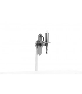 Mitre 1 Light Aged Single Wall Light