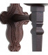 Mitre 1 Light Aged Single Wall Light