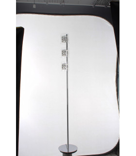 Sonja 3 Light Chrome Floor Lamp-1