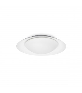 LED Indoor Medium Flush Wall Light White - 1