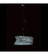 Tia 6 Light Ceiling Fitting Chrome Clear Crystal With Frosted Diffuser CFH211131/06/CLR/CH-2