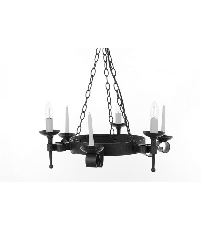 Refectory 3 Light Black Gold Ceiling-1