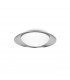 LED Indoor Medium Flush Wall Light White, Nickel - 1