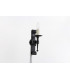Refectory 1 Light Matt Black Single Wall Light