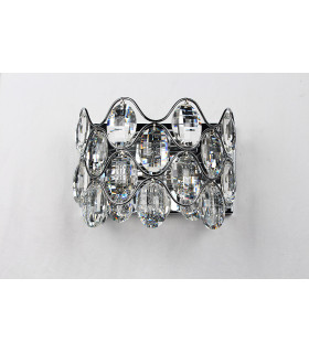 Raina 2 Light Chrome Wall Light-1