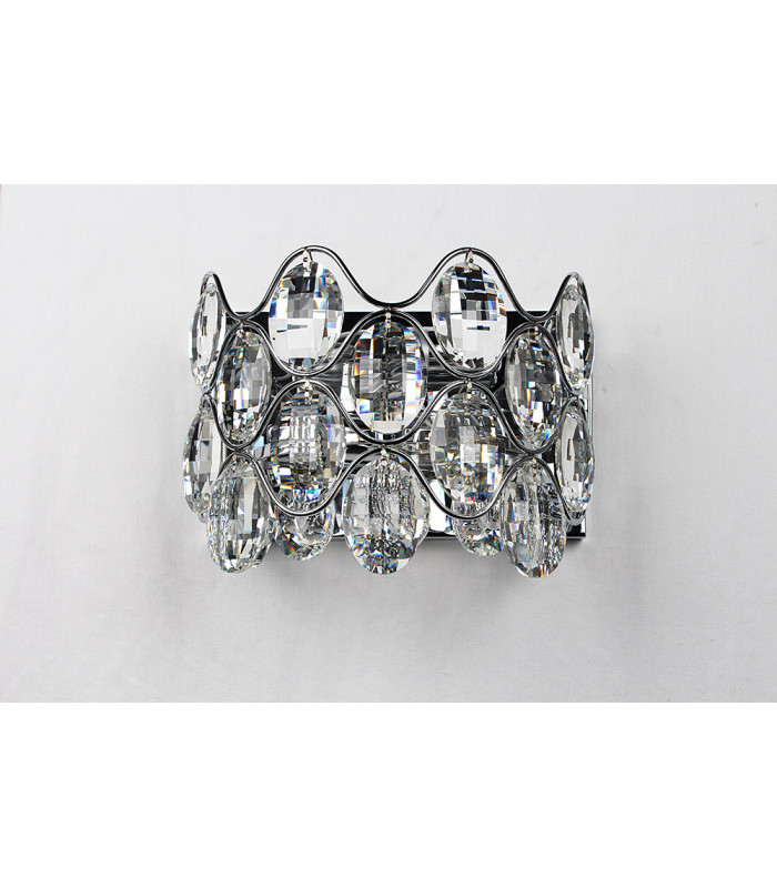 Raina 2 Light Chrome Wall Light-1