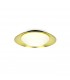 LED Indoor Medium Flush Wall Light Black, Gold - 1