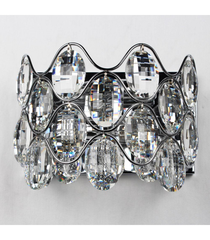 Raina 2 Light Chrome Wall Light-2