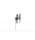 Mitre 1 Light Matt Black Single Wall Light-1