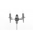 Mitre 2 Light Aged Iron Twin Wall Light-1