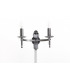 Mitre 2 Light Sterling Iron Twin Wall Light