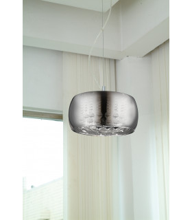 Deni 3 Light Chrome Ceiling Pendant-1