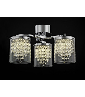 Florina LED Chrome Ceiling Flush