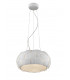 Brigitte 5 Light Pendant White Frame-1